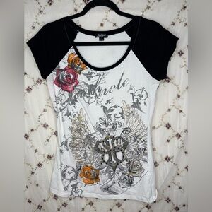 Soulmate Black and White Graphic Tee